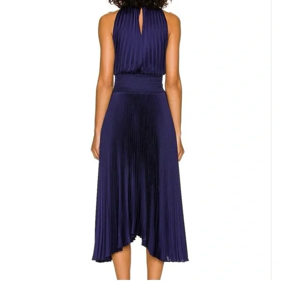 πΈ A.L.C. Renzo Pleated Blouson Dress - Picture 5 of 13